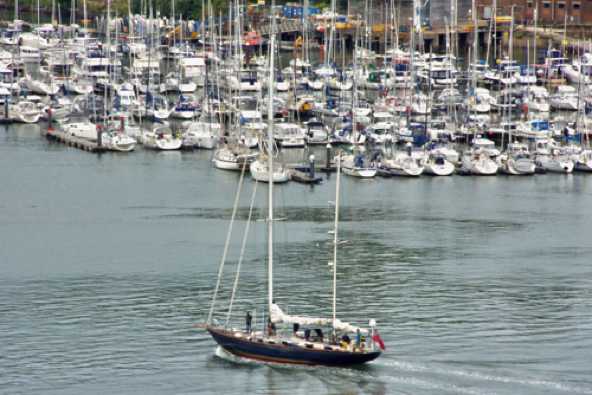 23 July 2023 - 20:30:54
The strangely named boat Hardship III sailed in from Coruna.
--------------------
Yacht Hardship III in Dartmouth